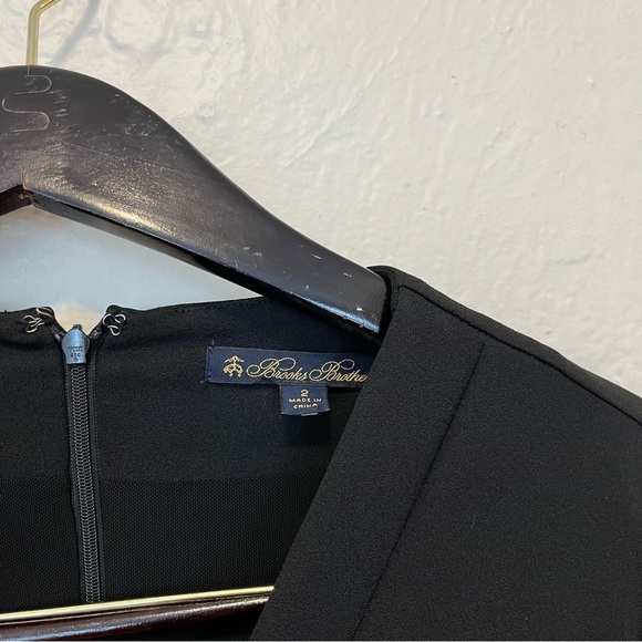 Brooks Brothers Black Dress Pleated 2 - Picture 11 of 11